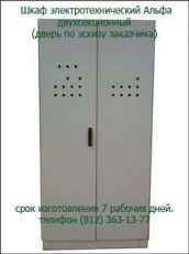 Электротехнический шкаф Альфа - щит панельный на основе каркаса из стали толщиной 2 мм IP 54.